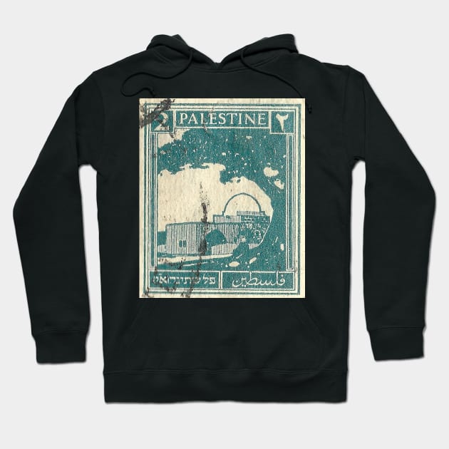 Palestine Stamp, 1920s Hoodie by rogerstrawberry